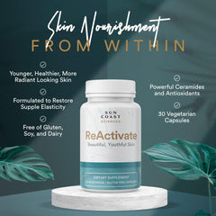 Vitalifi ReActivate packaging ready for daily skin health routine.