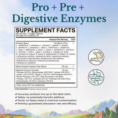 Vitalitown Probiotics capsule showcasing 36 strains for broad gut support.