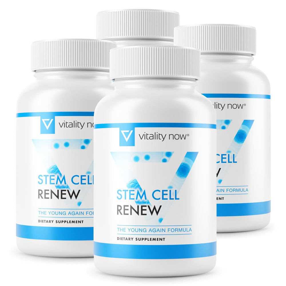 Vitality Now Stem Cell Renew bottle shown for daily wellness support