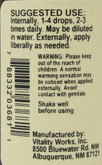 Vitality Works Oregano Oil application scene highlights simple use in daily routines.