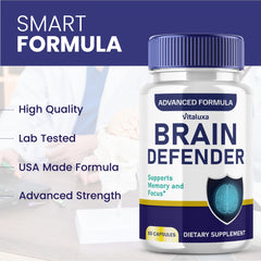 Vitaluxa Brain Defender 2-pack boxes arranged for convenient purchase.