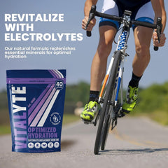 Vitalyte packaging with easy pour design for quick mix