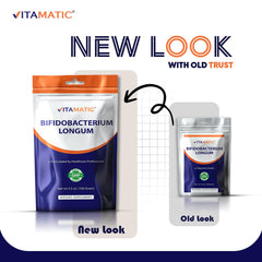 Vitamatic powder seal confirms laboratory-tested quality and safety.