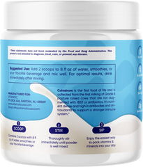 Vitamatic Bovine Colostrum Powder packaging front displays 60 servings