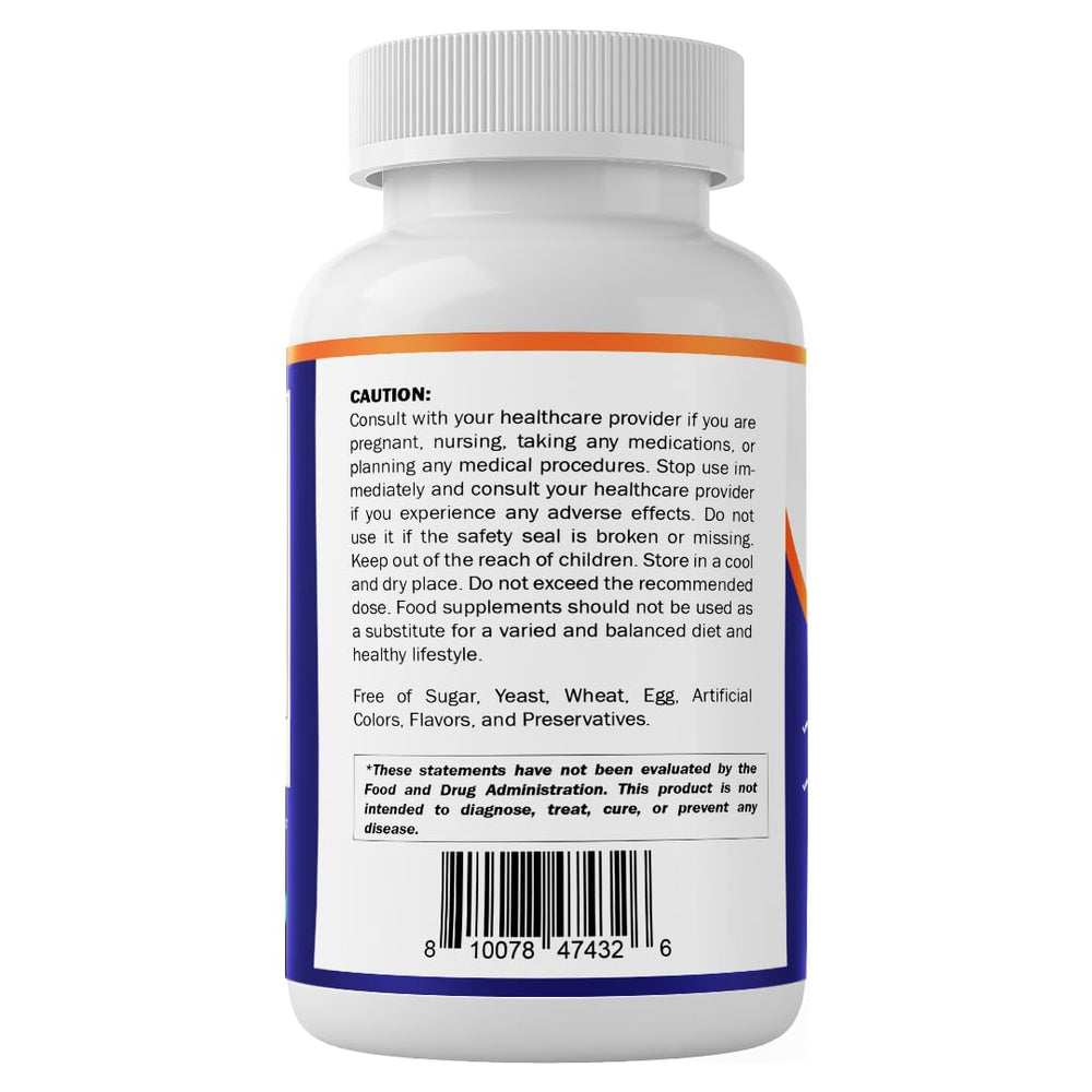 Vitamatic coating on tablets for smooth swallowing and routine use.
