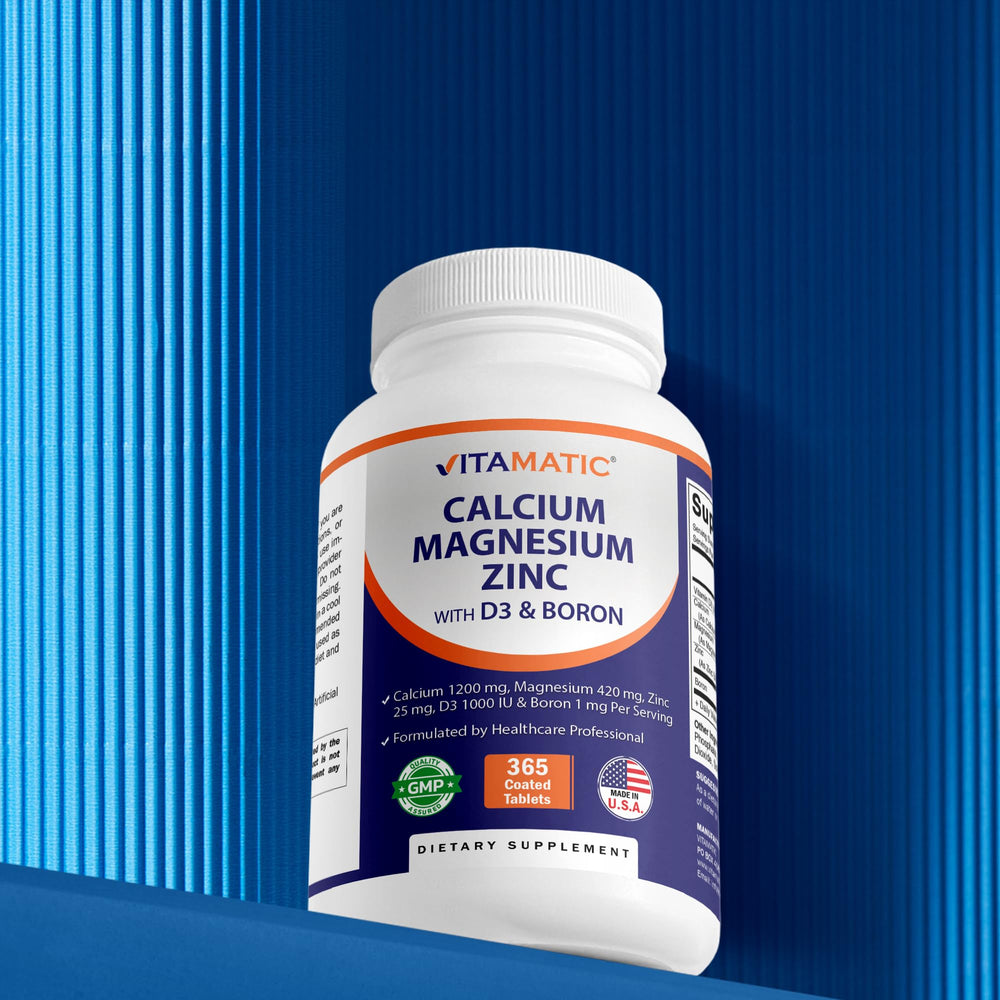 Vitamatic ingredient panel reveals non-GMO and gluten-free formula.
