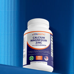 Vitamatic ingredient panel reveals non-GMO and gluten-free formula.