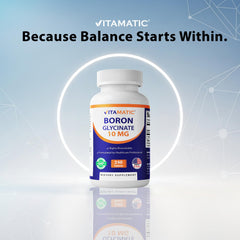 Two pack Vitamatic Boron Glycinate box for long term supply