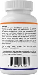 Vitamatic NAC pill bottle closeup in a clean, confident packaging.