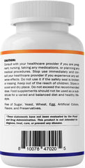 Vitamatic Pantothenic Acid nutrition facts panel visible