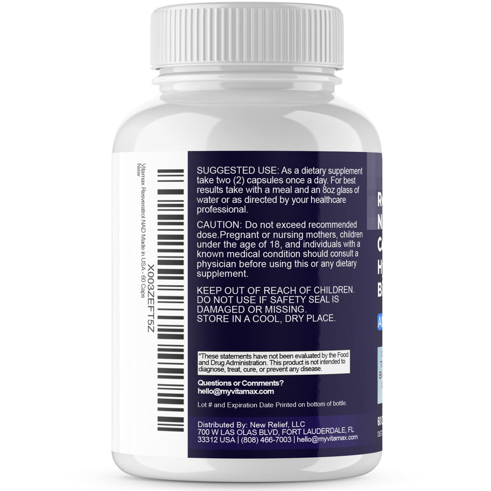 Vitamax made in USA label signaling quality and safe manufacturing