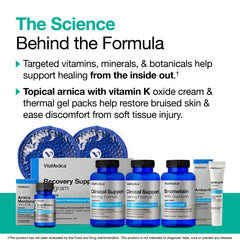 Vitamedica Arnica Montana cream applied to bruised areas for topical care