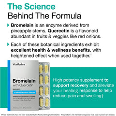 VitaMedica on-table dosing with capsules for daily use.