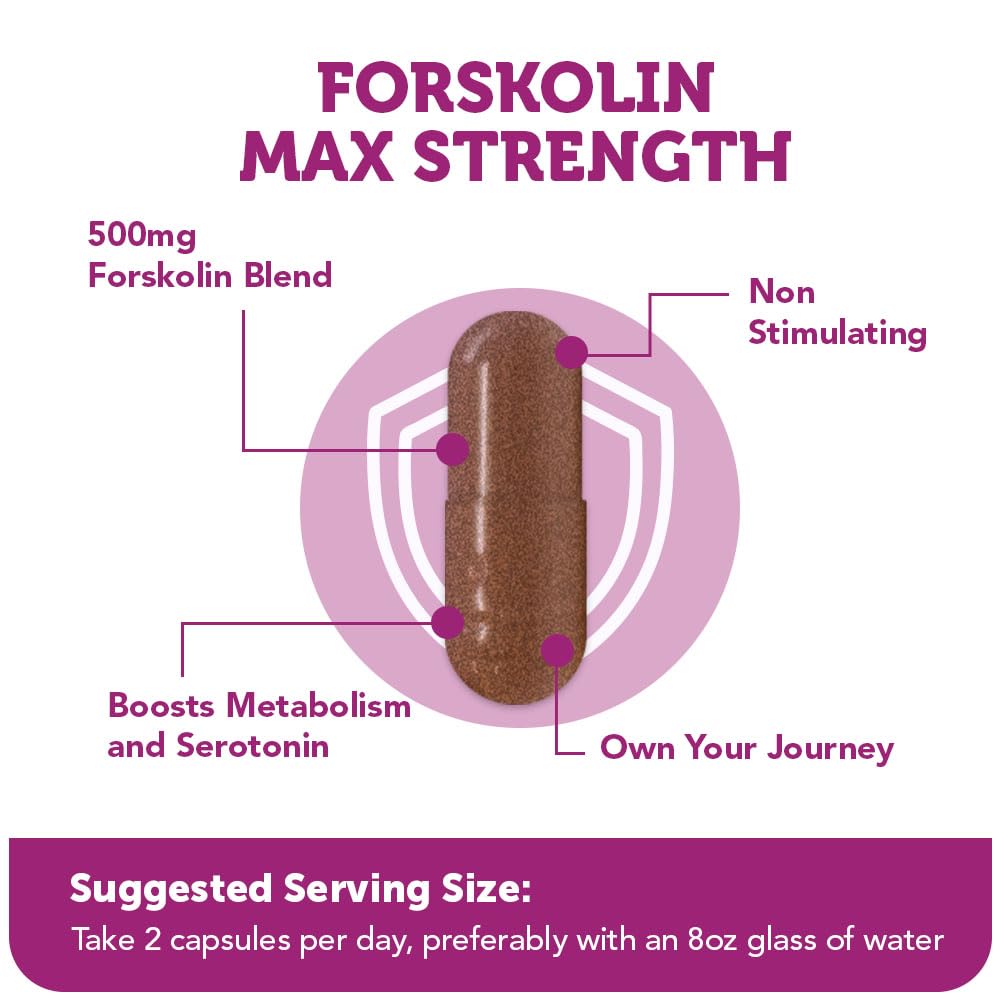 Vitamin Bounty Forskolin pour shot suggests easy daily dosing with water.