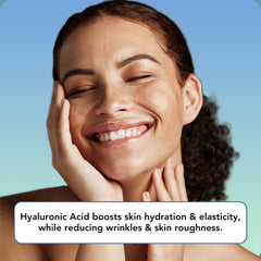 Pouring Vitamin Bounty collagen powder into a glass for hydration