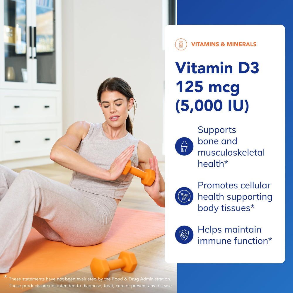 Pure Encapsulations Vitamin D3 capsules in bottle—easy daily routine.