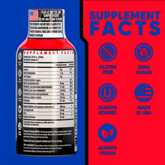 Vitamin Energy Burner+ 260mg caffeine shot highlights pre-workout energy boost
