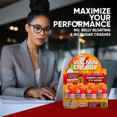 Vitamin Energy Focus+ closeup on BCAAs and natural caffeine