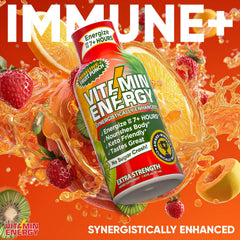 Vitamin Energy Immune+ Shot pour-glass ready-to-use caffeine boost