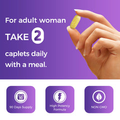 Vitamin World Ultra 360 Women 50+ in hand for daily use