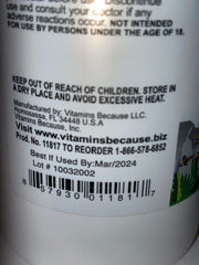 Vitamins Because berberine bottle held in hand for portable use.