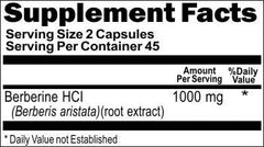 Vitamins Because berberine capsules being poured for convenient daily use.