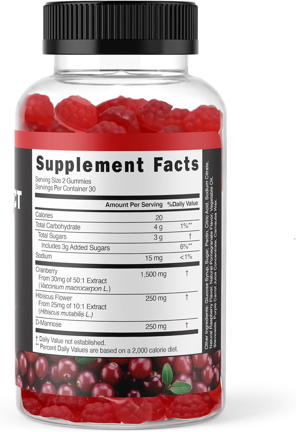 VITAMIZED hibiscus powder bowl emphasizes natural blend behind gummies.
