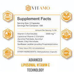 Vitamo capsules pour scene illustrating daily dosage and convenience