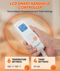 VITANEST four auto-off timers for safe, extended sessions.