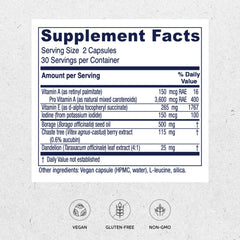 Vitanica Breast Cycle Blend capsules offer vegan cycle support