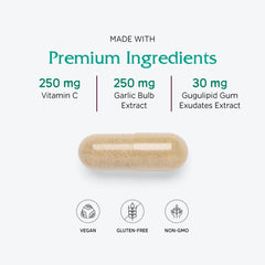 Vitanica CardioBlend on the kitchen counter suggests daily use.