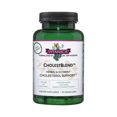 Vitanica CholestBlend berberine capsules for liver and lipid support.