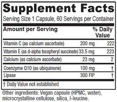 Vitanica CoQ10 Extra capsules closeup for easy-to-swallow vegan supplement.