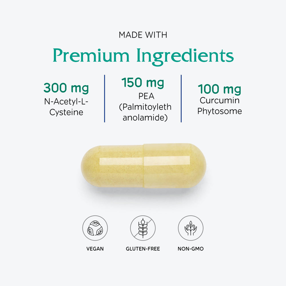 Vitanica NAC-PEA Extra pine bark extract emphasizes antioxidant-rich cellular support
