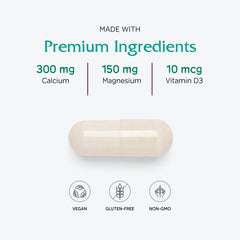 Vitanica OsteoBlend packaging with vegan icon for plant-based bone support