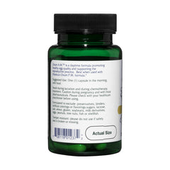 Vitanica Ovum A.M. capsules poured, illustrating a convenient daytime antioxidant routine.