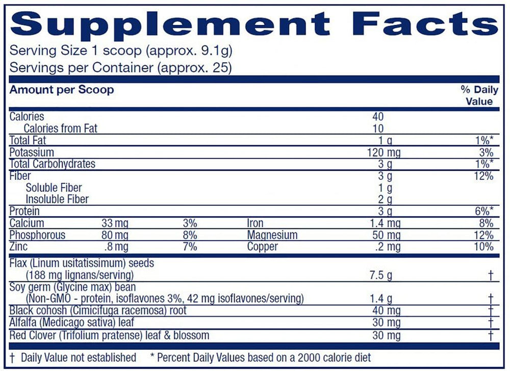 Vitanica Phytoestrogen powder scoop for easy daily dosage
