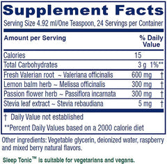 Vitanica Sleep Tonic dosing spoon enables precise 1-teaspoon servings before bed.