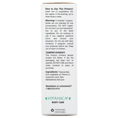 Vitanica V-Hydrate application scene showing easy insertion for daily comfort.