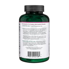 Vitanica VasoBlend capsules closeup highlighting vegan heart health formula.