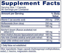 Vitanica VeinoBlend bottle pour for easy daily dosage.