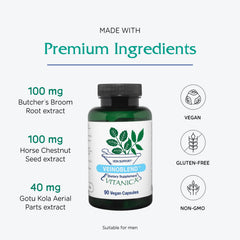 Vitanica VeinoBlend natural herbs blend used in formula.
