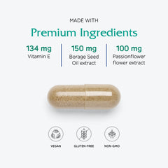 Vitanica Phase I ingredient list closeup with key herbs.