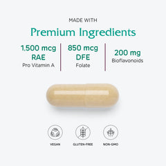 Vitanica Women's Symmetry capsules in hand for daily use