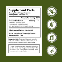 Capsules from Vitapia fucoidan emphasize easy daily consumption for wellness.
