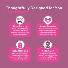 Vitapia Jabuticaba gluten-free non-GMO badge supports diverse dietary options