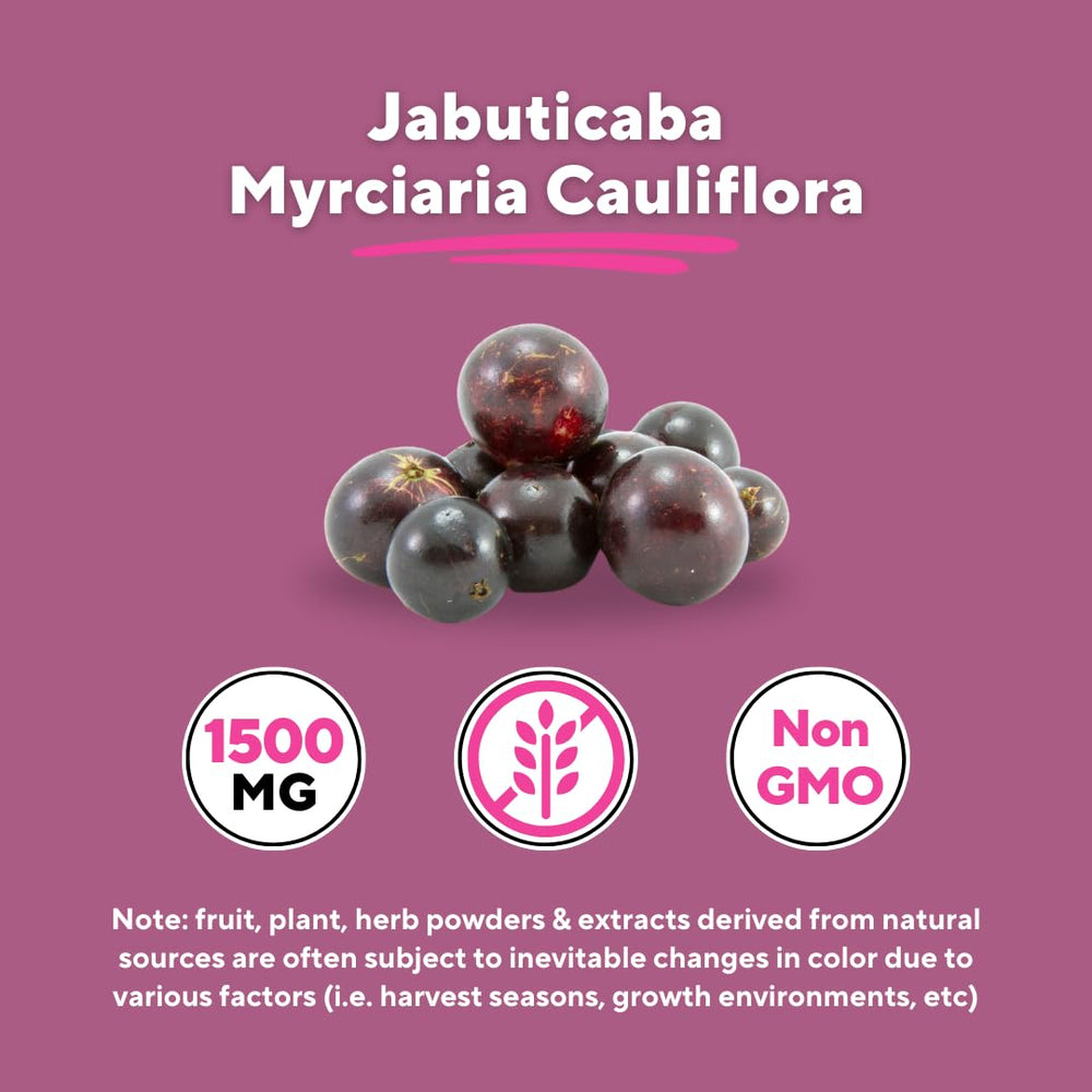Vitapia Jabuticaba serving three capsules for a convenient daily dose