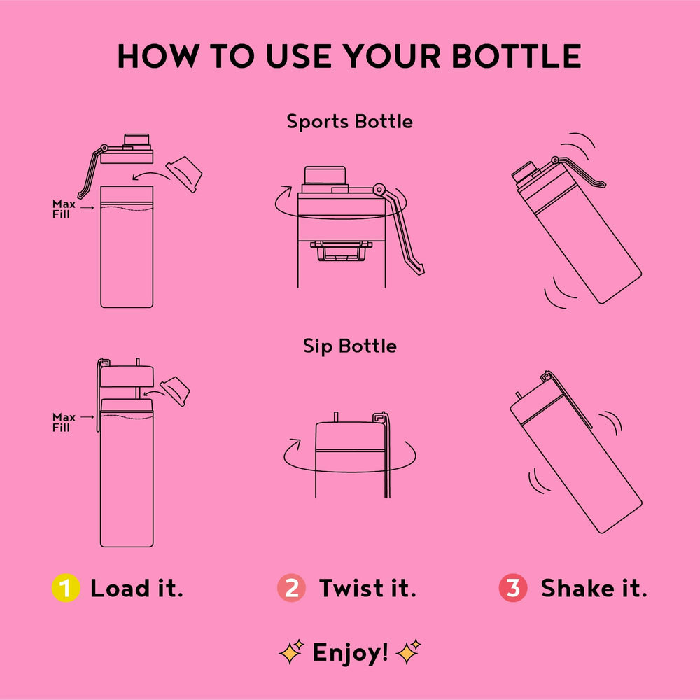 Vitapod Stainless Steel Bottle Starter Kit for easy daily use.