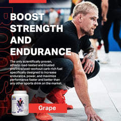 Vitargo carbohydrate powder dissolving in water with a smooth mix for quick energy.
