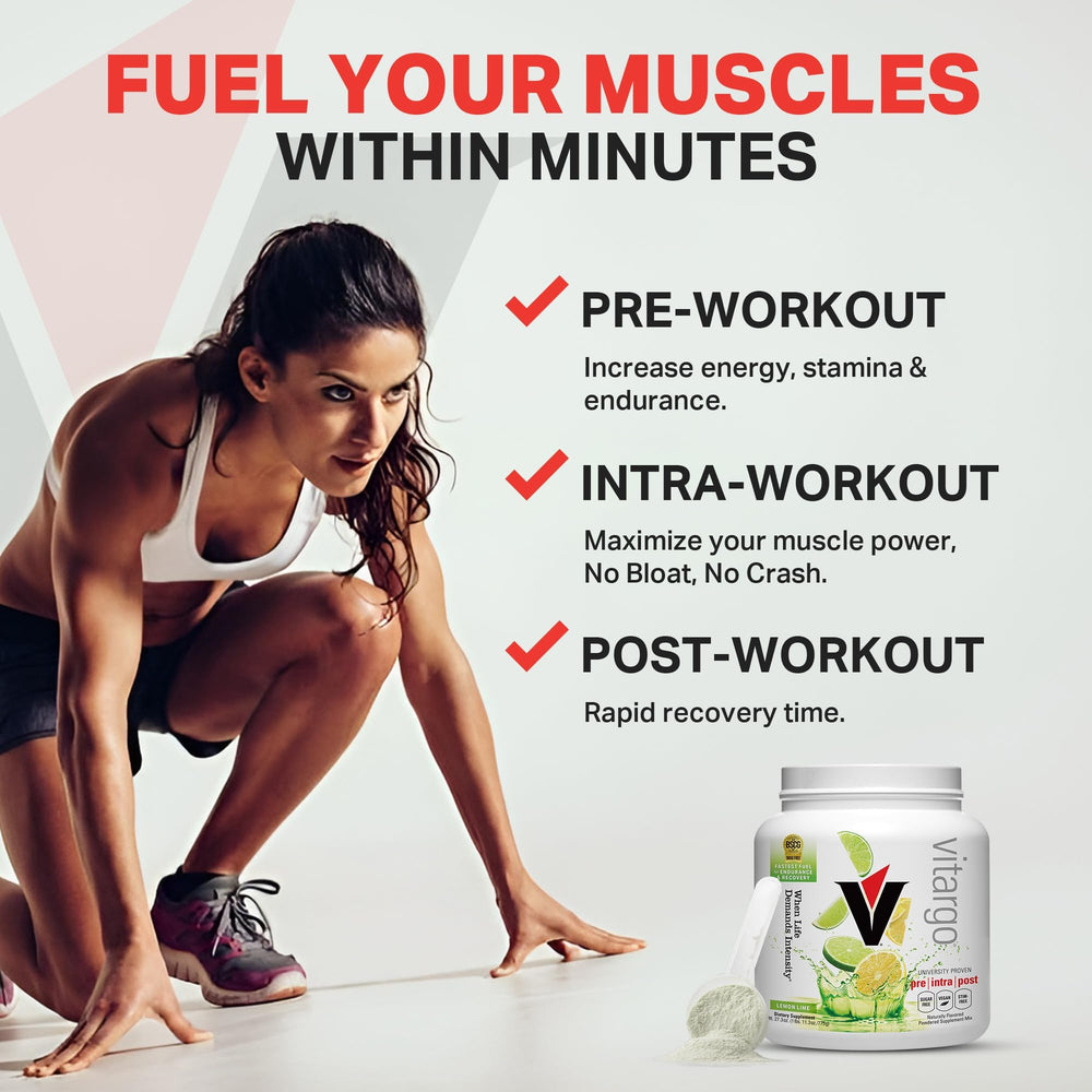 Vitargo lemon-lime bottle closeup conveys clean, trusted fueling.